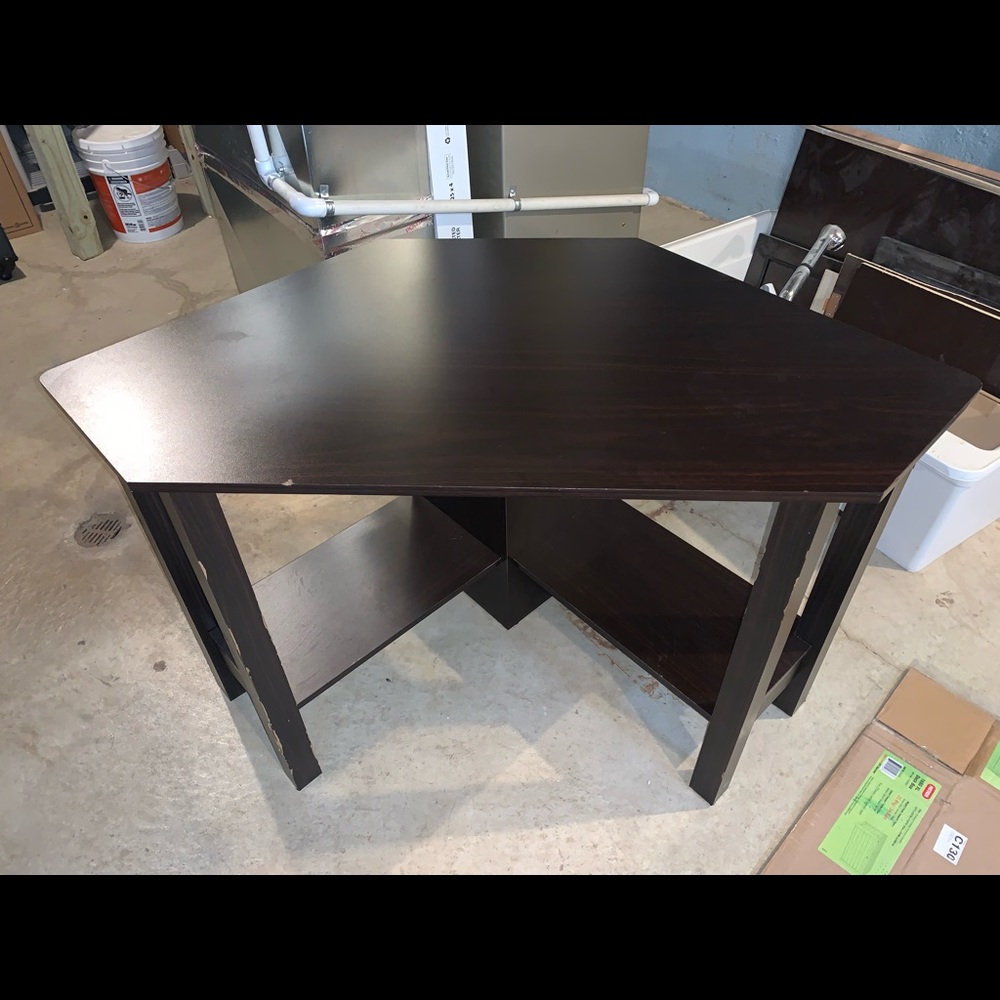 Brown desk